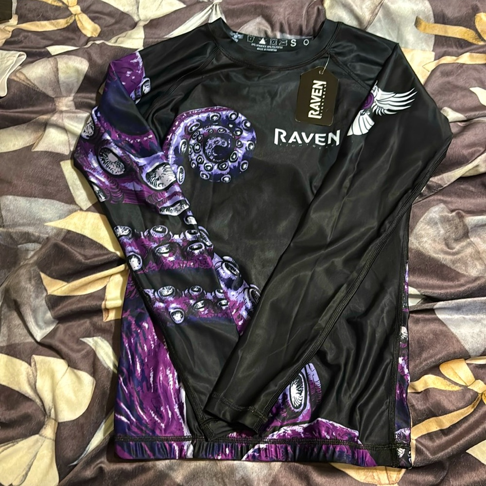 Raven Fightwear long sleeve ranked rash guard